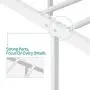 mecor Twin Curved Metal Bed Frame / Mattress Foundation/Platform Bed for Kids Girls Boys with Steel Headboard Footboard,No Box Spring Needed,White/Twin Size mecor Twin Curved Metal Bed Frame / Mattress Foundation/Platform Bed for Kids Girls Boys with Steel Headboard Footboard,No Box Spring Needed,White/Twin Size