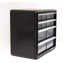 Homak 12-Drawer Parts Organizer, Black, HA01012001