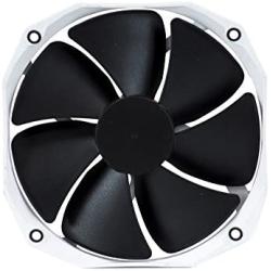 Phanteks 140mm CPU Cooler Fan Upgrade, PWM, 1600 RPM High-Static Pressire, Blades Retail Cooling PH-F140HP_BK2(II) White/Black