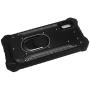 Compatible with Samsung Galaxy A10e SM-A102 - Aluminum Metal Hybrid Phone Case with Stand - ZY0 Black