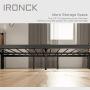 IRONCK Full Size Bed Frame with Headboard, Metal Bed Frame Full Size with 16 Heavy Duty Steel Slats and 10 Legs, More Stronger, Noise-Free, No Box Spring Needed