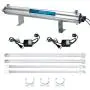 Bluonics 110W UV Ultraviolet Light + Sediment & Carbon Well Water Filter Purifier System with NPT 1'' Ports > 24 GPM UV Sterilizer with 3 Big Blue Size 4.5 x 20 Filters Bluonics 110W UV Ultraviolet Light + Sediment & Carbon Well Water Filter Purifier System with NPT 1'' Ports > 24 GPM UV Sterilizer with 3 Big Blue Size 4.5 x 20 Filters