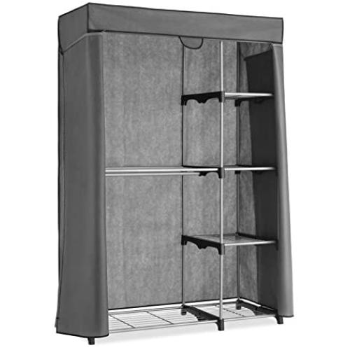 Whitmor Deluxe Utility Closet - 5 Extra Strong Shelves - Removable Cover