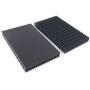 Awxlumv Aluminum Large Heat Sink 5.9 x 3.6 x 0.59 Inch /150 x 93x 15 mm Black Heatsinks Fins for Cooler PCB Board LED Motherboard
