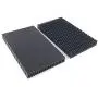 Awxlumv Aluminum Large Heat Sink 5.9 x 3.6 x 0.59 Inch /150 x 93x 15 mm Black Heatsinks Fins for Cooler PCB Board LED Motherboard