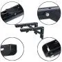 Folding Shelf Brackets, Heavy Duty Metal Triangle Shelf Bracket, DIY Wall Mounted Shelf Bracket, Max Load: 150lb, for Table Work Bench Space Saving (14 Inch x 2 Pack, Black) Folding Shelf Brackets, Heavy Duty Metal Triangle Shelf Bracket, DIY Wall Mounted Shelf Bracket, Max Load: 150lb, for Table Work Bench Space Saving (14 Inch x 2 Pack, Black)