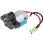 GoolRC Metal Gearbox 380 Brushed Motor Speed Change Replacement for 1/12 MN-D90 FJ-45 RC Car Parts (Black)
