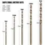 Hymnorq Metric M35 Cobalt Steel Extremely Heat Resistant Twist Drill Bits with Straight Shank Set of 50pcs in 5 Sizes(1, 1.5, 2, 2.5, 3mm) for Stainless Steel Cast Iron and Hard Metals Hymnorq Metric M35 Cobalt Steel Extremely Heat Resistant Twist Drill Bits with Straight Shank Set of 50pcs in 5 Sizes(1, 1.5, 2, 2.5, 3mm) for Stainless Steel Cast Iron and Hard Metals