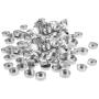 Fityle 200 Pieces Round Aluminium Tea Light Cups Empty Case Candle Wax Containers Candle Mold Model DIY Jelly Gel Wax Candles Tealight Accessories - 38x12mm