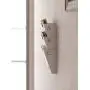Wallniture Lisbon Wall File Holder Organizer for Office Storage, 3-Tier Mail and Magazine Holder Metal White