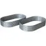 Raised Garden Bed 2-Pack Metal Elevated Planter for Vegetable Flower Herb (5 ft.)