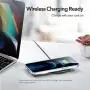 [3-Pack] ESR Tempered-Glass Screen Protector for iPhone 12/12 Pro + ESR Metal Kickstand Clear Case for iPhone 12/12 Pro