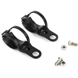 Terisass Turn Signal Mount Bracket 8x3cm Universal Turn Signal Light Indicator Mount Bracket Clamp Kit Metal Fork Relocation Clamp