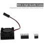 iUniker Raspberry Pi Computer Module 4 Heatsink, Raspberry Pi CM4 Cooling Fan and Heatsink, Pi Cooling Fan for Raspberry Pi Computer Module 4 (for CM4)