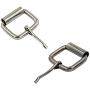 DGOL 20pcs 1 inch Strong Belt Pin Buckle Strap Webbing Roller Buckles Silver and Gunmetal