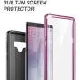 YOUMAKER Case for Galaxy Note 9, Full Body Heavy Duty Protection with Built-in Screen Protector Shockproof Rugged Cover for Samsung Galaxy Note 9 (2018) 6.4 Inch - Purple/Black