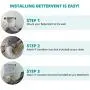 BetterVent Indoor Dryer Vent - Protects Indoor Air Quality and Saves Energy, Electric Dryers Only, Kit Includes Lint Filter