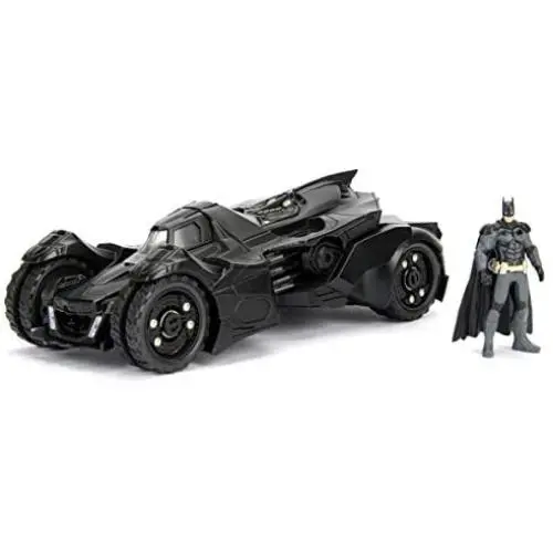 DC Comics Batman 2015 Arkham Knight Batmobile & Batman Metals Die-cast collectible toy vehicle with figure DC Comics Batman 2015 Arkham Knight Batmobile & Batman Metals Die-cast collectible toy vehicle with figure