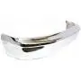 MBI AUTO - Chrome, Steel Front Bumper Face Bar for 1992-1996 Ford F150 & Bronco W/Out Pad Holes 92-96, FO1002236