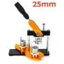 1''/25mm Button Badge Maker Badge Press Machine Metal Rotate Button Badge Maker Press Machine for DIY Badges with 100 Sets Circle Button Parts (USA Stock) 1''/25mm Button Badge Maker Badge Press Machine Metal Rotate Button Badge Maker Press Machine for DIY Badges with 100 Sets Circle Button Parts (USA Stock)