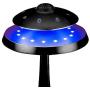 Levitating Floating Speaker, Magnetic UFO Bluetooth Speaker V4.0, LED Lamp Bluetooth Speaker with 5W Stereo Sound, Wireless Charge, 360 Degree Rotation, for Home/Office Decor,Unique Gifts(Black)