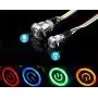 NOYITO 12mm Chassis Switch Metal Button Switch with 22inchs Extension Cable Red Yellow Blue Green Switch Symbol Suitable for Computer DIY Switch (12mm, Yellow Symbol) NOYITO 12mm Chassis Switch Metal Button Switch with 22inchs Extension Cable Red Yellow Blue Green Switch Symbol Suitable for Computer DIY Switch (12mm, Yellow Symbol)