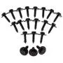 Mtsooning 20 Pcs/Set Universal Car Auto 4.8x19mm Self-Tapping Screws Captive Loose Washer 8mm Hex Head Black Hot C45 Mtsooning 20 Pcs/Set Universal Car Auto 4.8x19mm Self-Tapping Screws Captive Loose Washer 8mm Hex Head Black Hot C45
