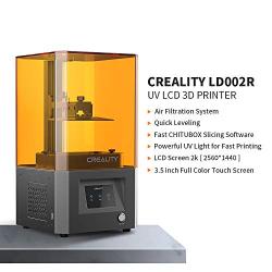 Creality LD002R LCD Resin 3D Printer with Air Filtering System and 3.5 Smart Touch Color Screen Off-line Print 4.69'' x 2.56'' x 6.29'' Printing Size