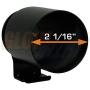 GlowShift Universal Black Single Gauge Metal Dashboard Pod - Fits Any Make/Model - Mounts (1) 2-1/16'' (52mm) Gauge to Vehicles Dash
