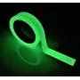 Glow in The Dark Tape - Luminous Photoluminescent/Luminescent Emergency Roll Safety Egress Markers Stairs, Walls, Steps, Exit Sign. Glowing Pro Theatre Stage Floor (16 ft X0.5 inch)