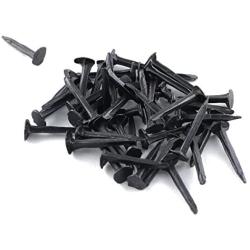 E-outstanding 500pcs Black Iron Stud 13cm Metal Nails Tacks for Shoes Boots Leather Heels Soles Repairs Replacement