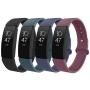 Recoppa Waterproof Bands Compatible with Fitbit Inspire HR/Fitbit Inspire/Fitbit Ace 2 Wristbands Soft Sports Straps for Women Men, Small, Large