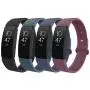 Recoppa Waterproof Bands Compatible with Fitbit Inspire HR/Fitbit Inspire/Fitbit Ace 2 Wristbands Soft Sports Straps for Women Men, Small, Large