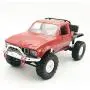 Upgrade Metal Front Bumper Guard Spare Parts for WPL 1/16 C14 C24 RC Truck Car, Naughty Dragon Half Card with Hooked Metal Front Bumper