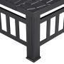 Yaheetech 32in Outdoor Metal Firepit Square Table Backyard Patio Garden Stove Wood Burning Fire Pit with Spark Screen, Log Poker and Cover