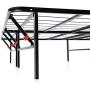 Classic Brands Hercules Black Heavy Duty Metal 14-Inch Platform Mattress Foundation Bed Frame - Queen