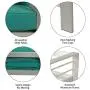 Kinsunny 4pcs Outdoor Patio Furniture Set Shore Aluminum Sectional Sofa Metal Conversation Set with Coffee Table Kinsunny 4pcs Outdoor Patio Furniture Set Shore Aluminum Sectional Sofa Metal Conversation Set with Coffee Table