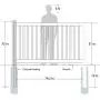 WamBam Traditional 4 by 7-Feet Premium Yard and Pool Vinyl Fence Panel with Post and Cap WamBam Traditional 4 by 7-Feet Premium Yard and Pool Vinyl Fence Panel with Post and Cap