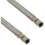 Braided Stainless Steel Ice Maker Water Supply Hose - 10 Ft - Universal 1/4'' Connectors from Kelaro