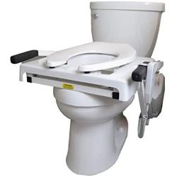 EZ-ACCESS TILT Toilet Incline Lift, Single Motor, Elongated Seat