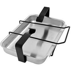 Stanbroil 7515 Aluminum Gas Grill Catch Pan and Holder Grease Collection Pan Replacement for Weber Genesis 1000-5500, Genesis Silver/Gold/Platinum, Genesis II Series, Platinum I/II, and Summit Grills