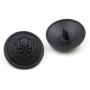 14 Pieces Black Vintage Metal Blazer Button Set - Skull - for Blazer, Suits, Sport Coat, Uniform, Jacket