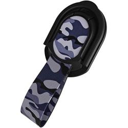 Ghostek Loop Phone Strap Holder with Stand and Built-in Magnetic Car Holder Magnet Gripper Prevents Clumsy Drops and Falls Conveniently Detachable Making It Wireless Charging Compatible - (Blue Camo)