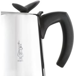 Bialetti moka Musa Stove top Coffee Maker, 4-Cup, Silver