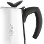Bialetti moka Musa Stove top Coffee Maker, 4-Cup, Silver