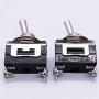 Twidec /3Pcs Heavy Duty Rocker Toggle Switch 20A 125V SPST 2 Position 2 Pin ON/Off Switch with Metal Bat Waterproof Boot Cap Cover Ten-1021