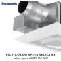 Panasonic FV-0811VFL5E WhisperFit EZ Retrofit Ventilation Fan with Light, 80 or 110 CFM