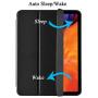 SIWENGDE Case for iPad Pro 11 Inch 2020 2nd Generation Support iPad 2nd Pencil Charging & Pair, Slim Lightweight Trifold Stand Smart Protective Case Cover for Kids, Auto Wake/Sleep (Black)