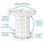TubShroom The Revolutionary Tub Drain Protector Hair Catcher/Strainer/Snare, White TubShroom The Revolutionary Tub Drain Protector Hair Catcher/Strainer/Snare, White