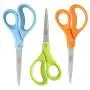 LIVINGO Scissors, 8'' Scissors All Purpose 3-Pack, Titanium Ultra Sharp Scissors for Office Home School Sewing Fabric Craft Supplies, Professional Stainless Steel Blades Shears, Comfort Soft Grip